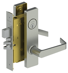 escutcheon mortise lock